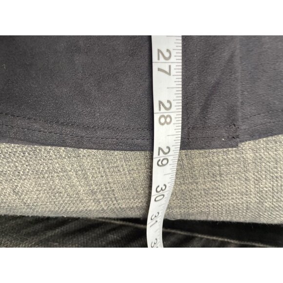 Francesca Rose Navy Long Sleeve Western Button Down Shirt Silver Accents Sz S - Picture 10 of 10